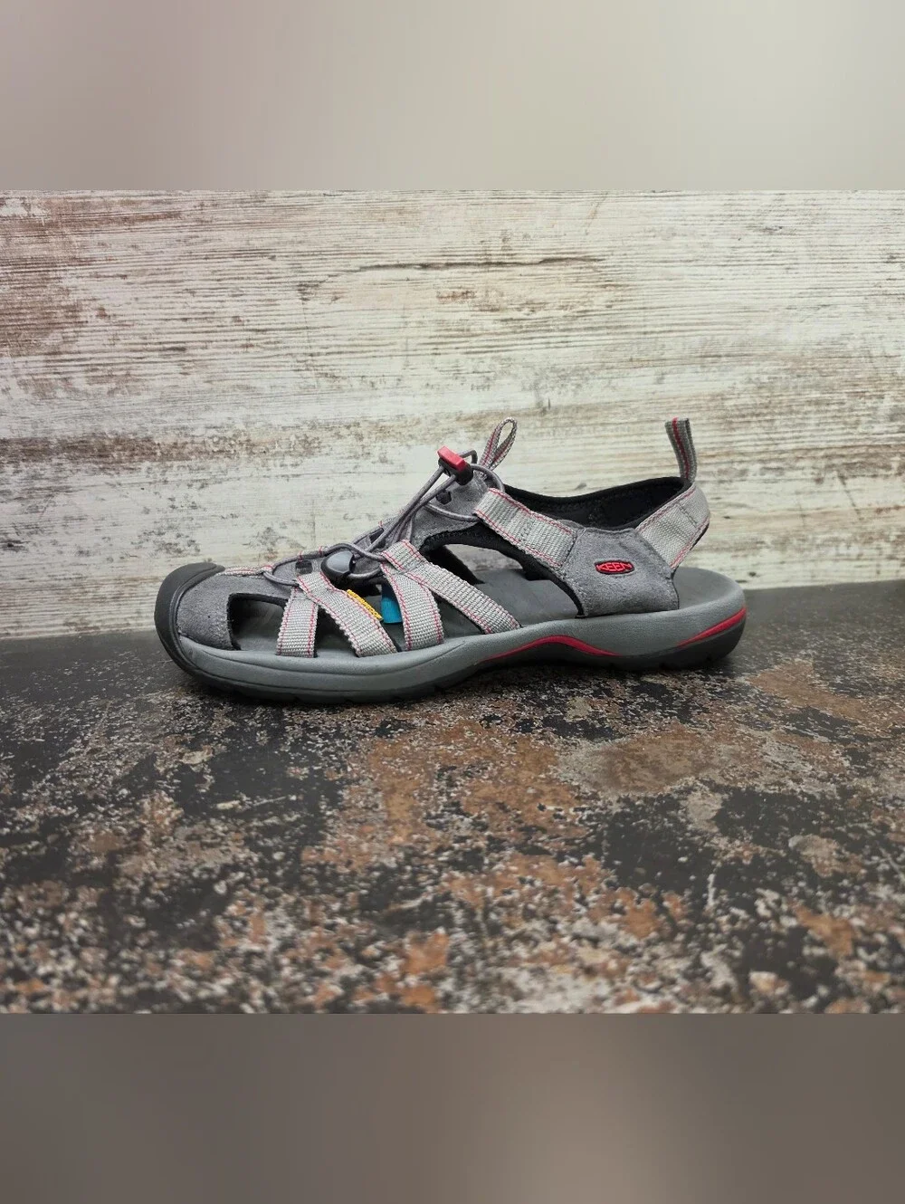 Mens Keen Sandals Shoes Sz 10 M Used Waterproof Vacation Kayaking Fishing